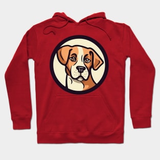 Confident big dog head Hoodie